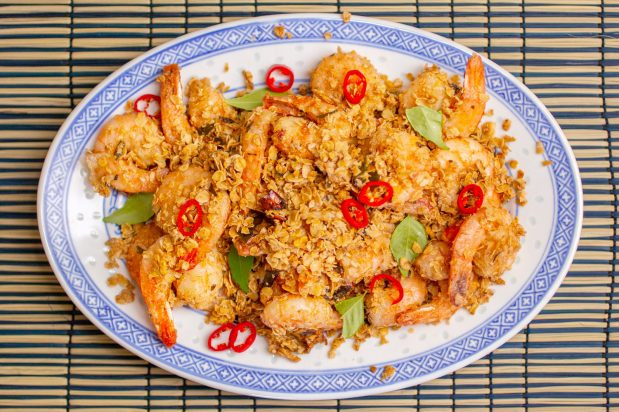 Nasi Cereal Prawn